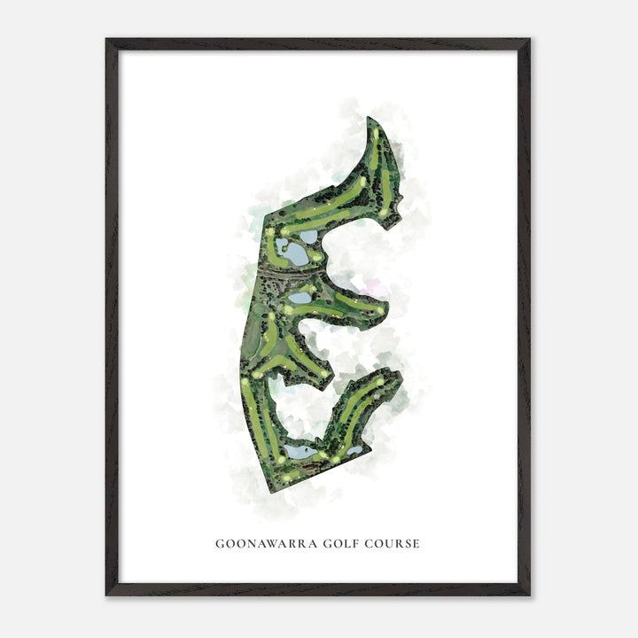 Print of Goonawarra Golf Course Classic Map