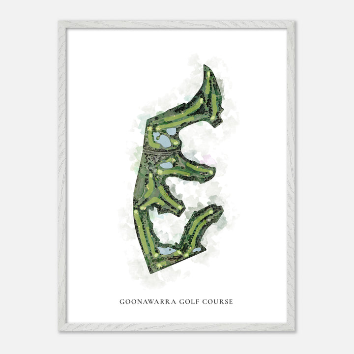 Print of Goonawarra Golf Course Classic Map