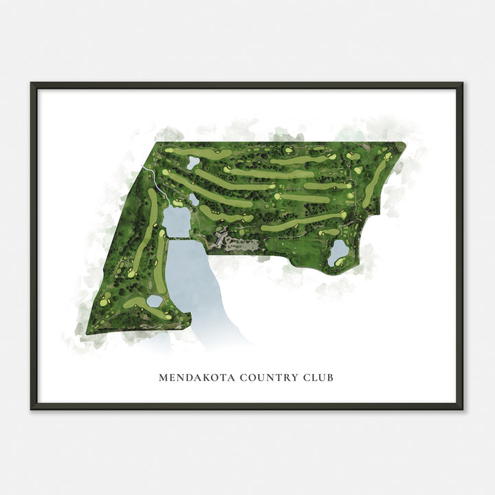 Print of Mendakota Country Club Classic Map