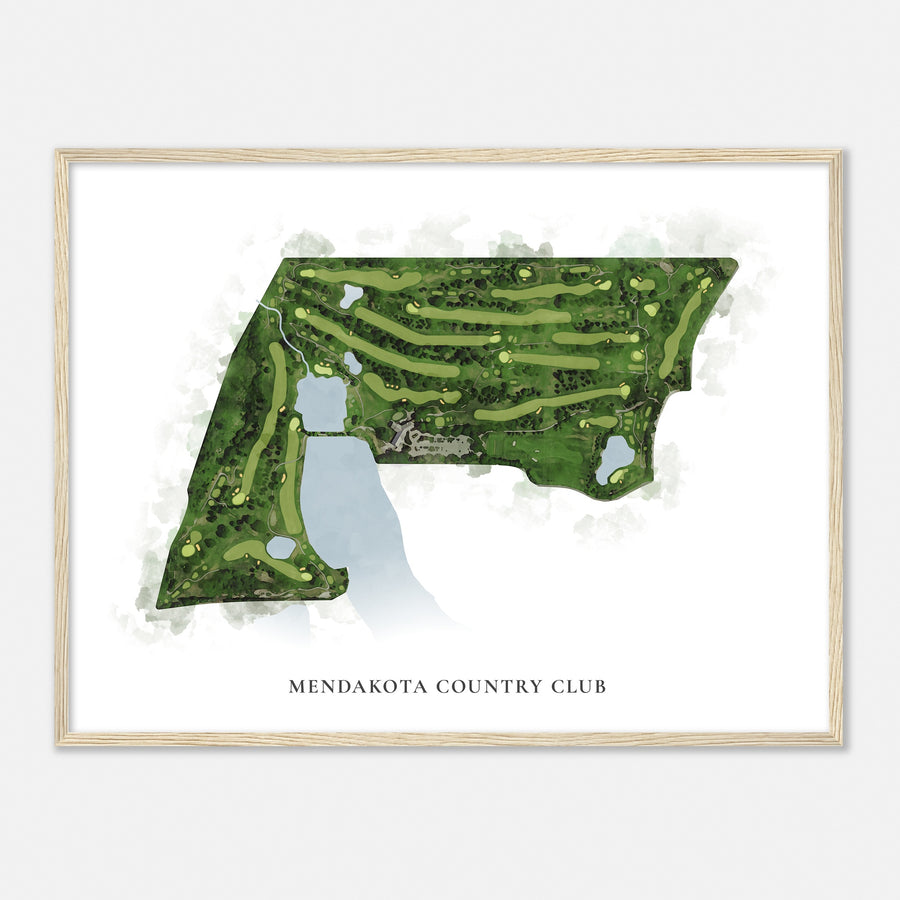 Print of Mendakota Country Club Classic Map