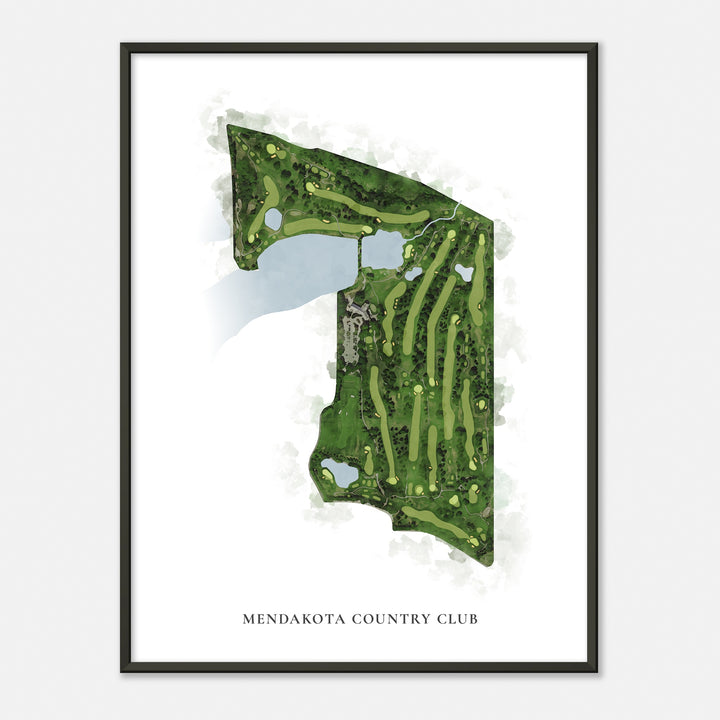 Print of Mendakota Country Club Classic Map