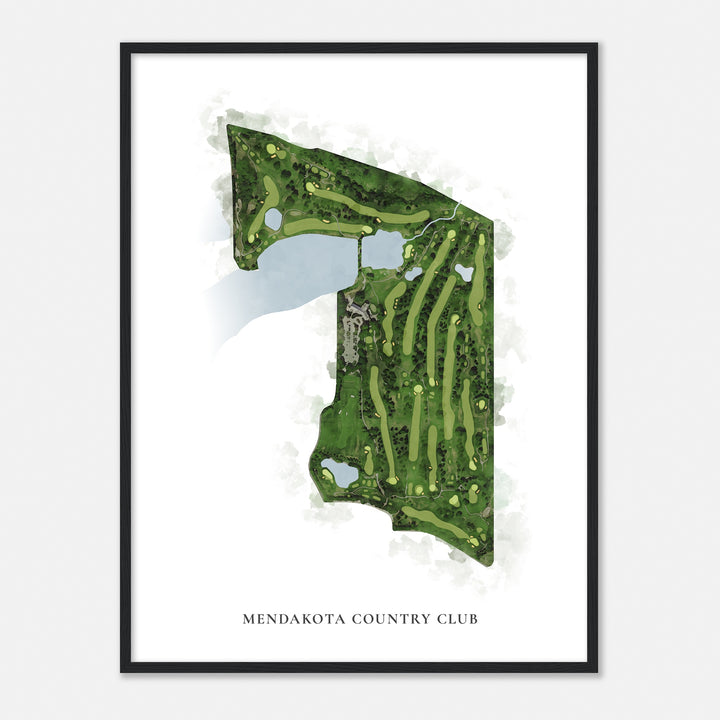 Print of Mendakota Country Club Classic Map