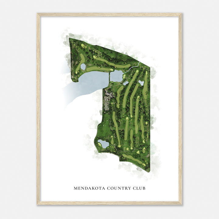 Print of Mendakota Country Club Classic Map