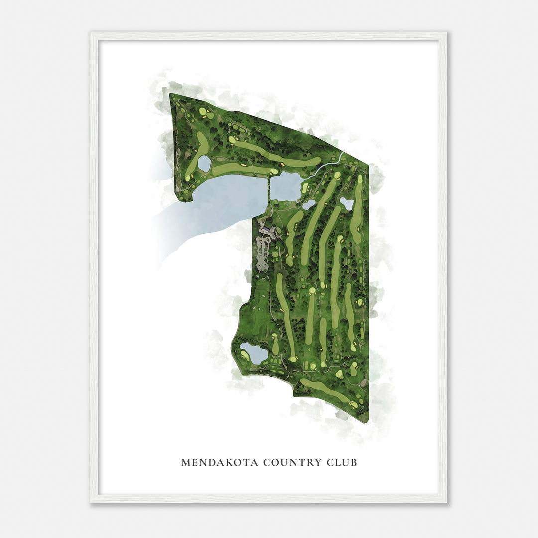 Print of Mendakota Country Club Classic Map