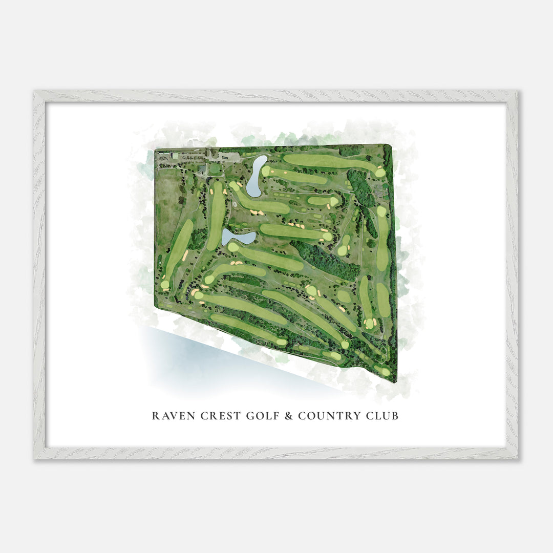 Print of Raven Crest Golf &amp; Country Club Classic Map