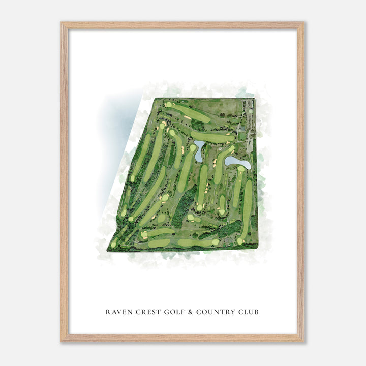 Print of Raven Crest Golf &amp; Country Club Classic Map