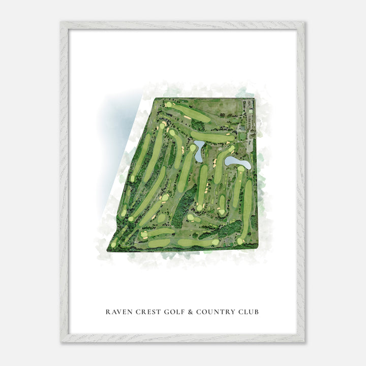 Print of Raven Crest Golf &amp; Country Club Classic Map
