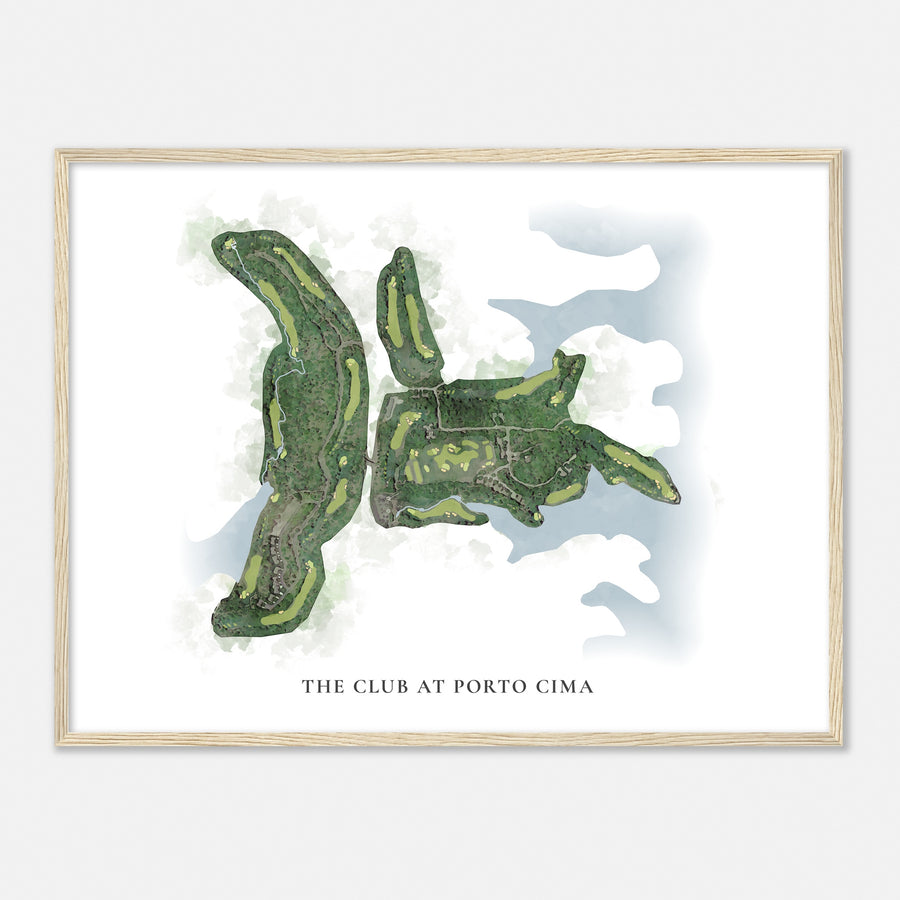 Print of The Club At Porto Cima Classic Map