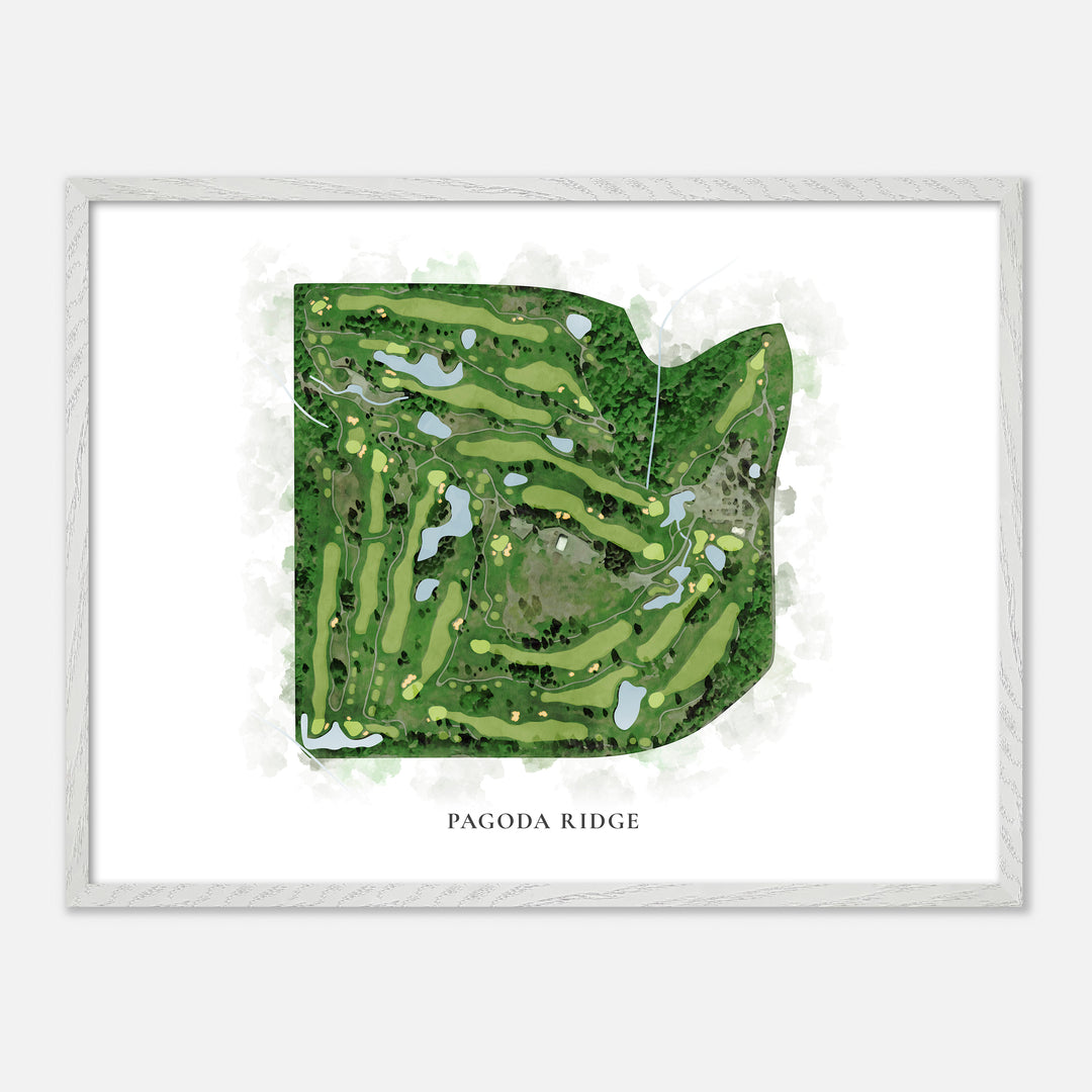 Print of Pagoda Ridge Classic Map