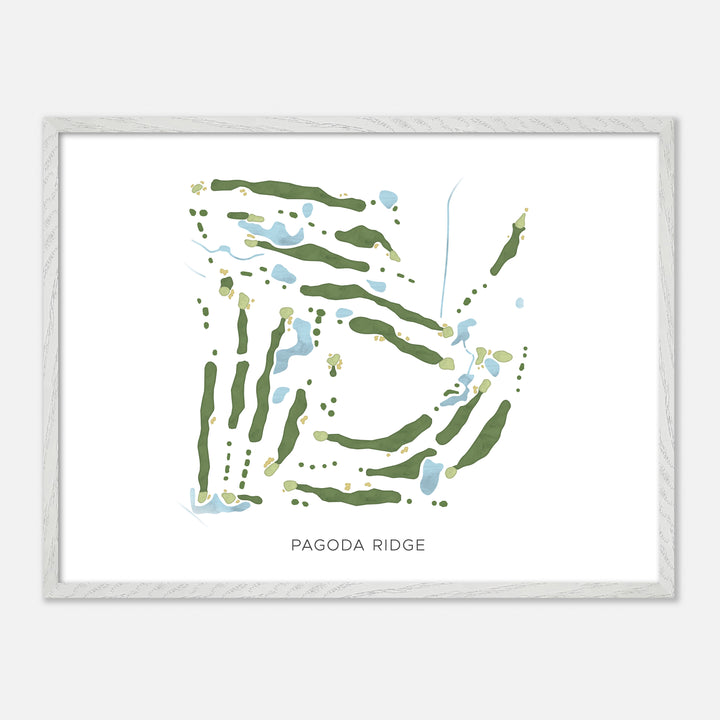 Print of Pagoda Ridge Modern Map