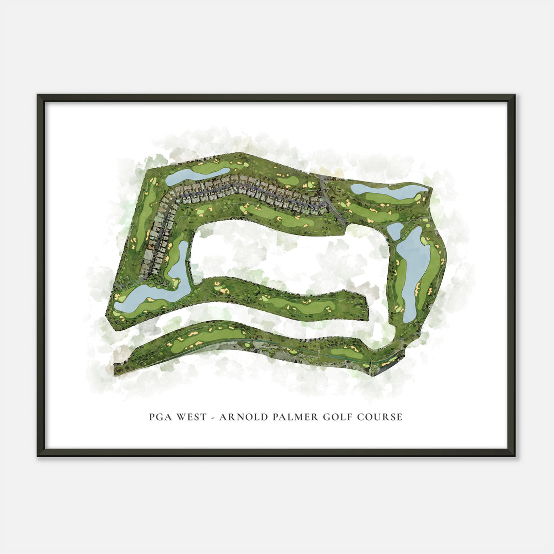 Print of Pga West - Arnold Palmer Golf Course Classic Map