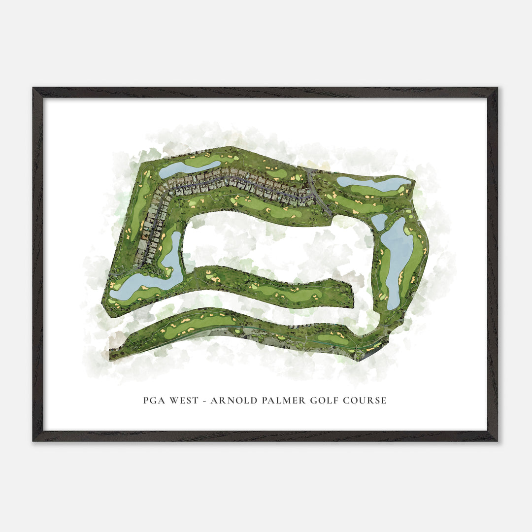 Print of Pga West - Arnold Palmer Golf Course Classic Map