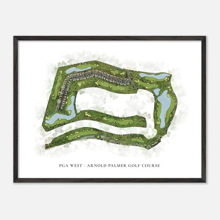 Print of Pga West - Arnold Palmer Golf Course Classic Map