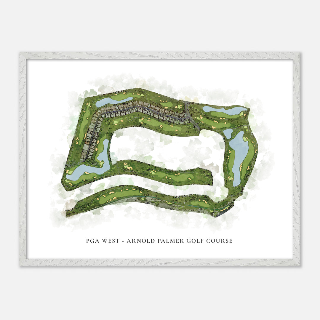Print of Pga West - Arnold Palmer Golf Course Classic Map