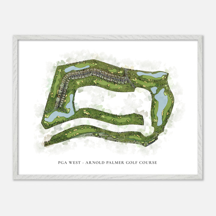 Print of Pga West - Arnold Palmer Golf Course Classic Map
