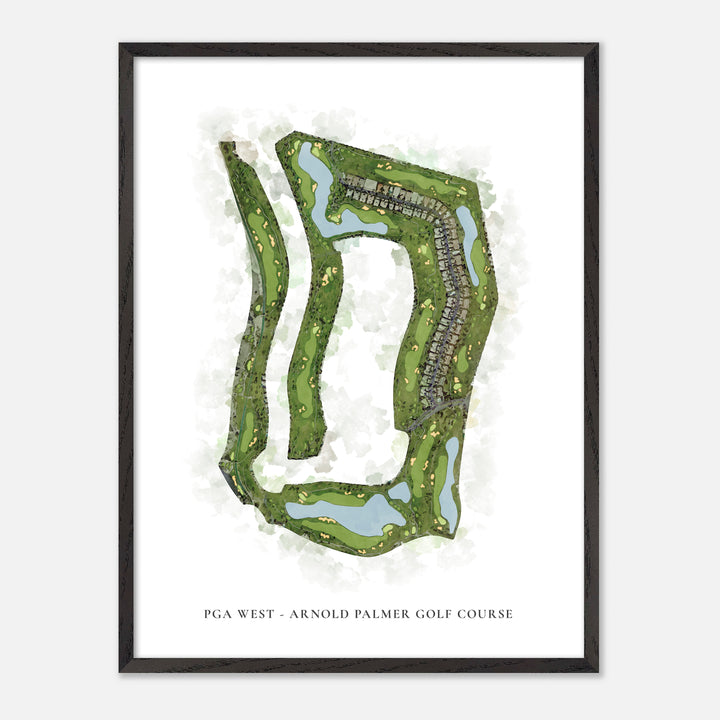 Print of Pga West - Arnold Palmer Golf Course Classic Map