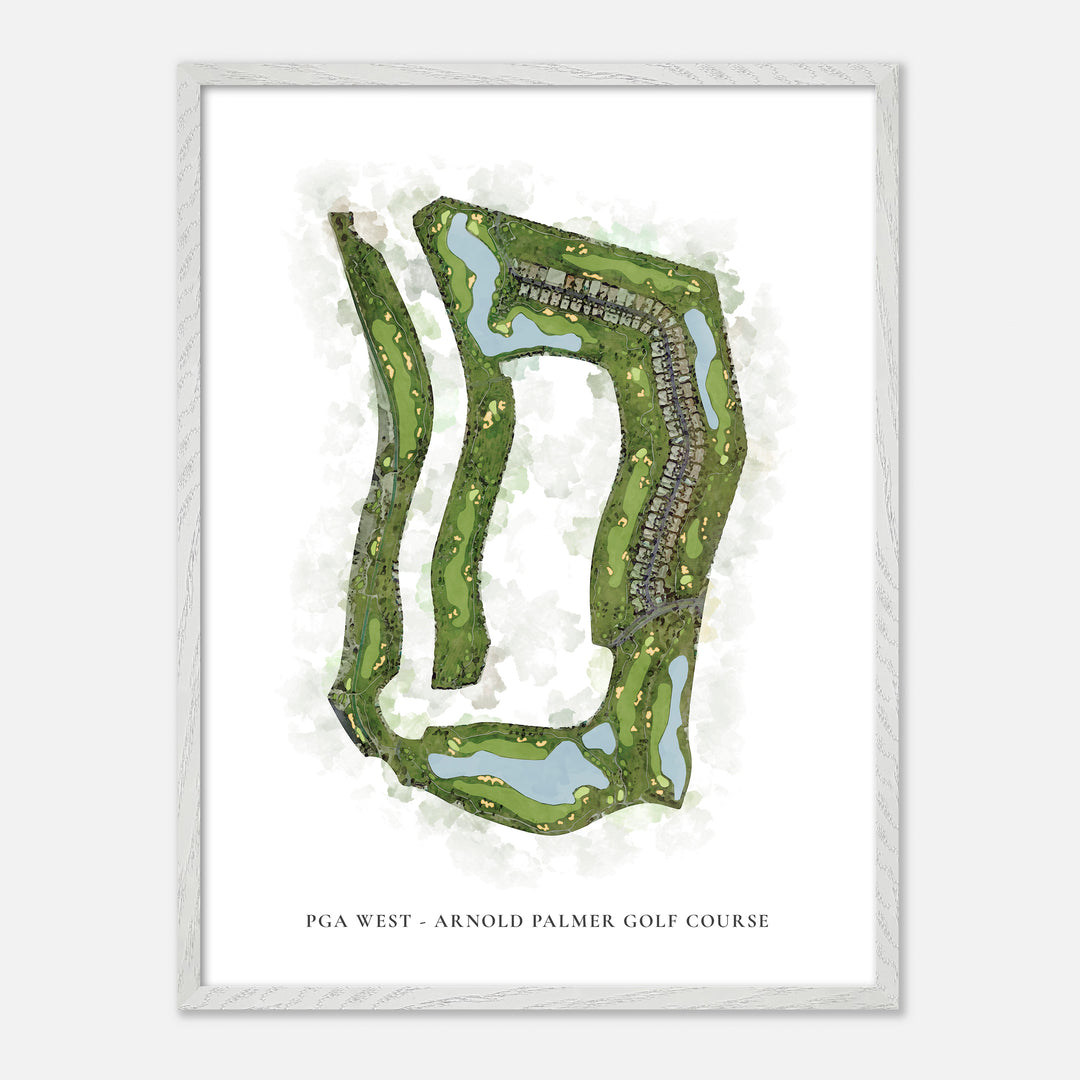 Print of Pga West - Arnold Palmer Golf Course Classic Map