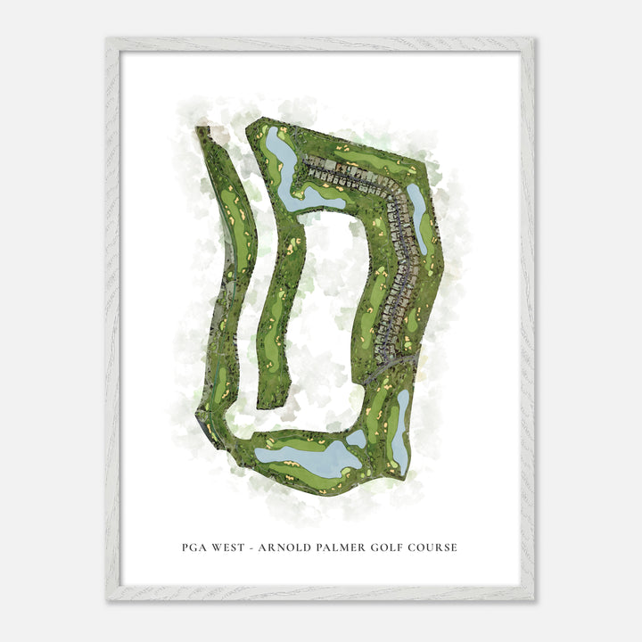 Print of Pga West - Arnold Palmer Golf Course Classic Map