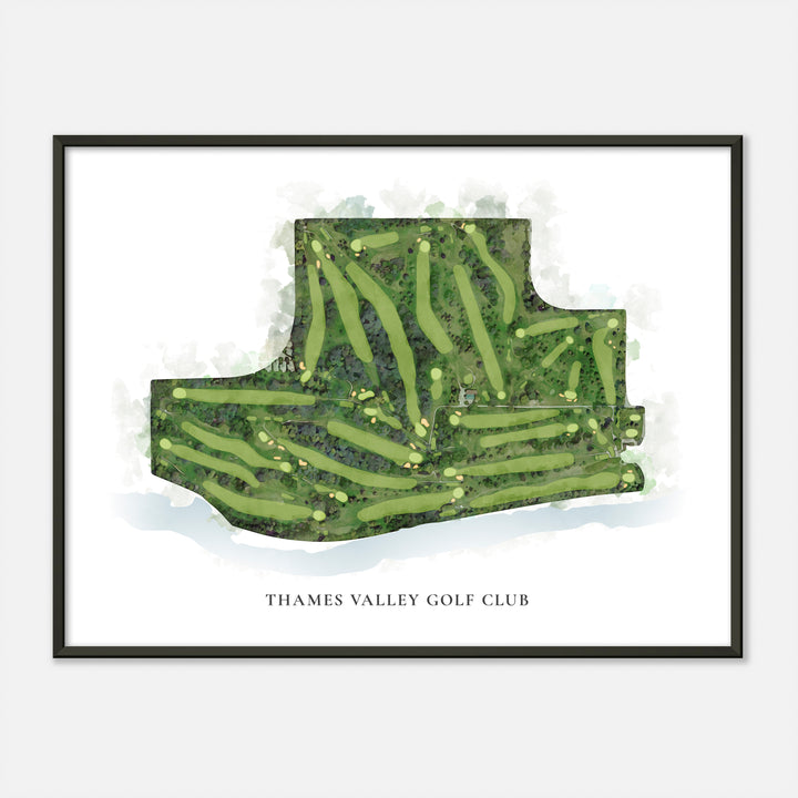 Print of Thames Valley Golf Club Classic Map