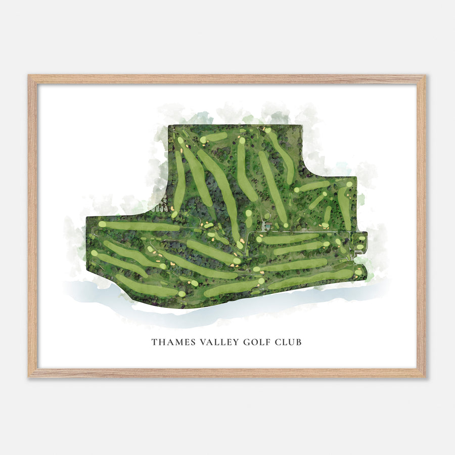 Print of Thames Valley Golf Club Classic Map