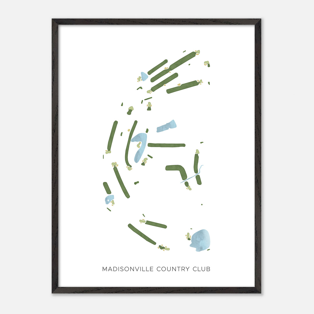 Print of Madisonville Country Club Modern Map