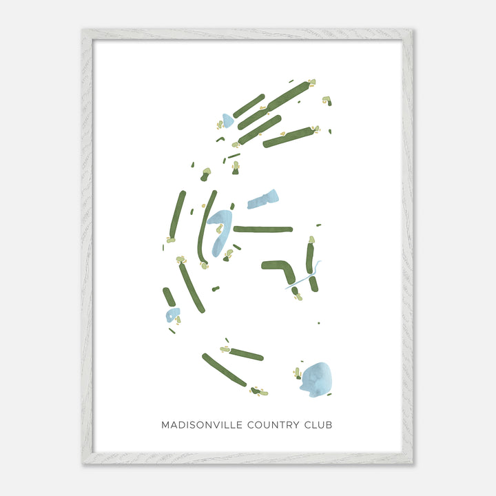 Print of Madisonville Country Club Modern Map