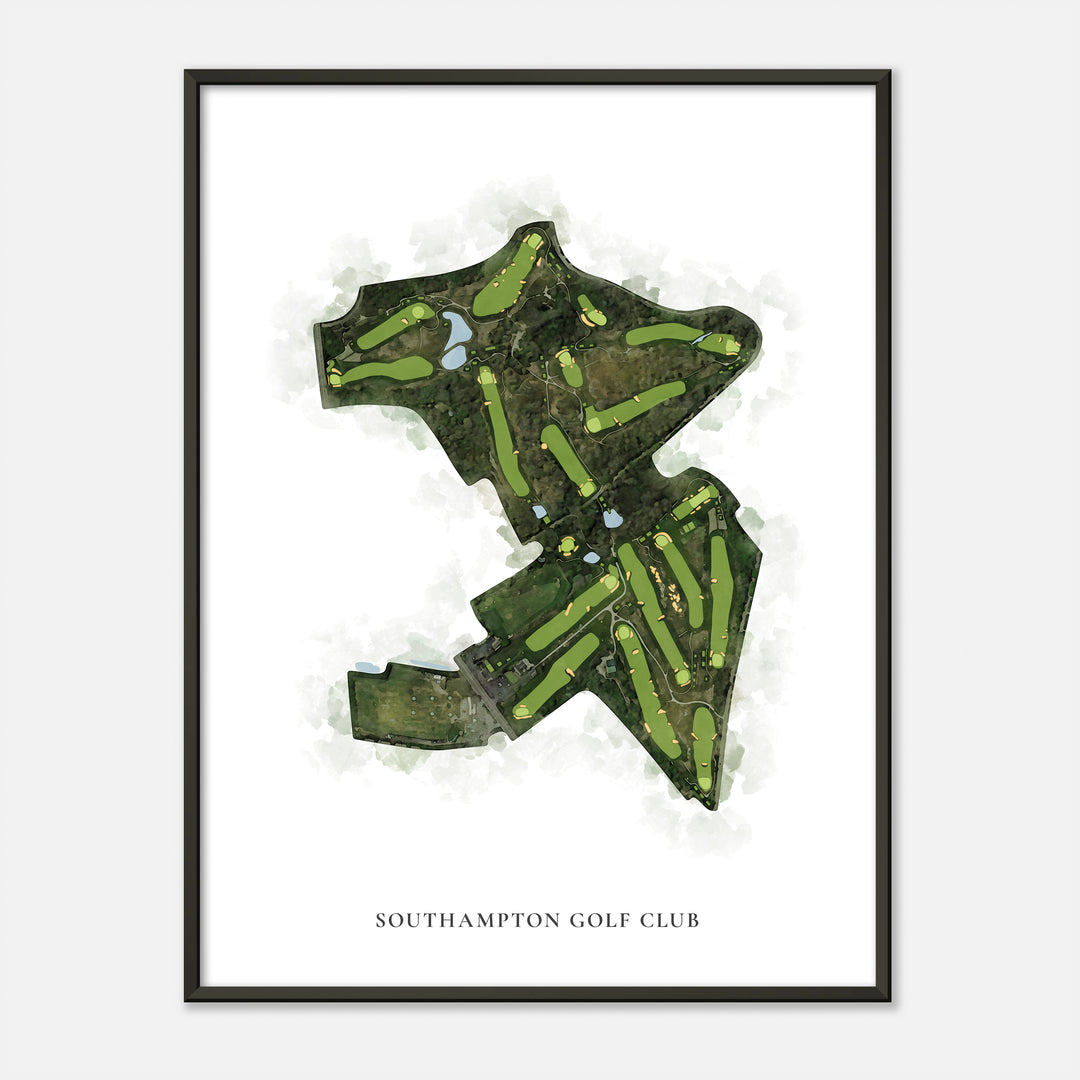 Print of Southampton Golf Club Classic Map