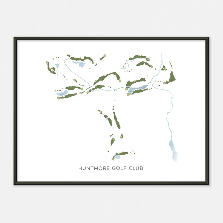 Print of Huntmore Golf Club Modern Map