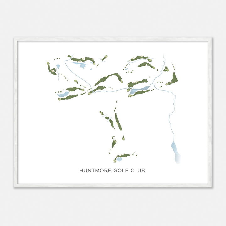 Print of Huntmore Golf Club Modern Map