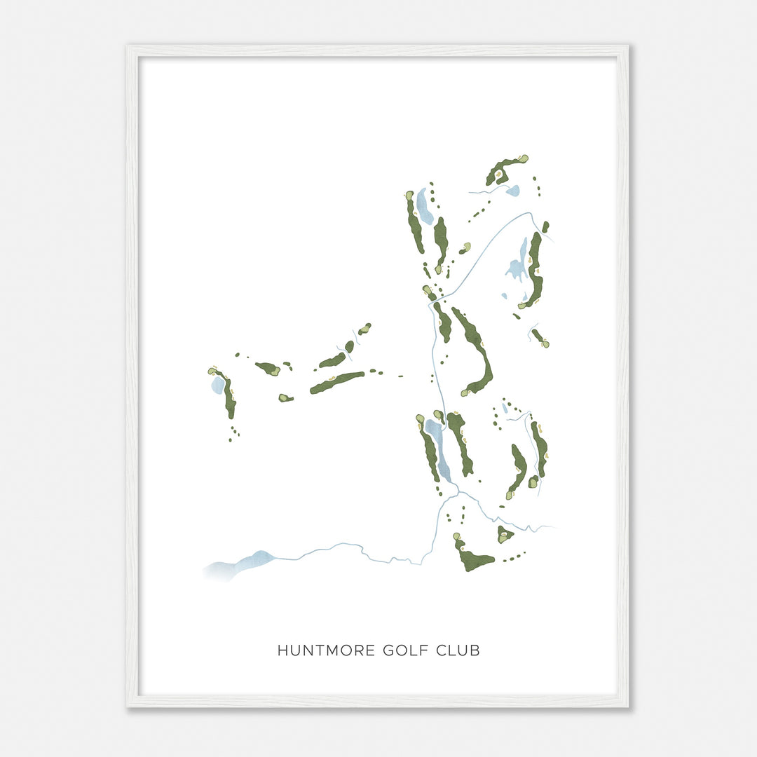 Print of Huntmore Golf Club Modern Map
