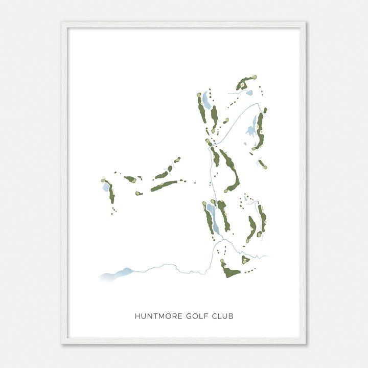 Print of Huntmore Golf Club Modern Map