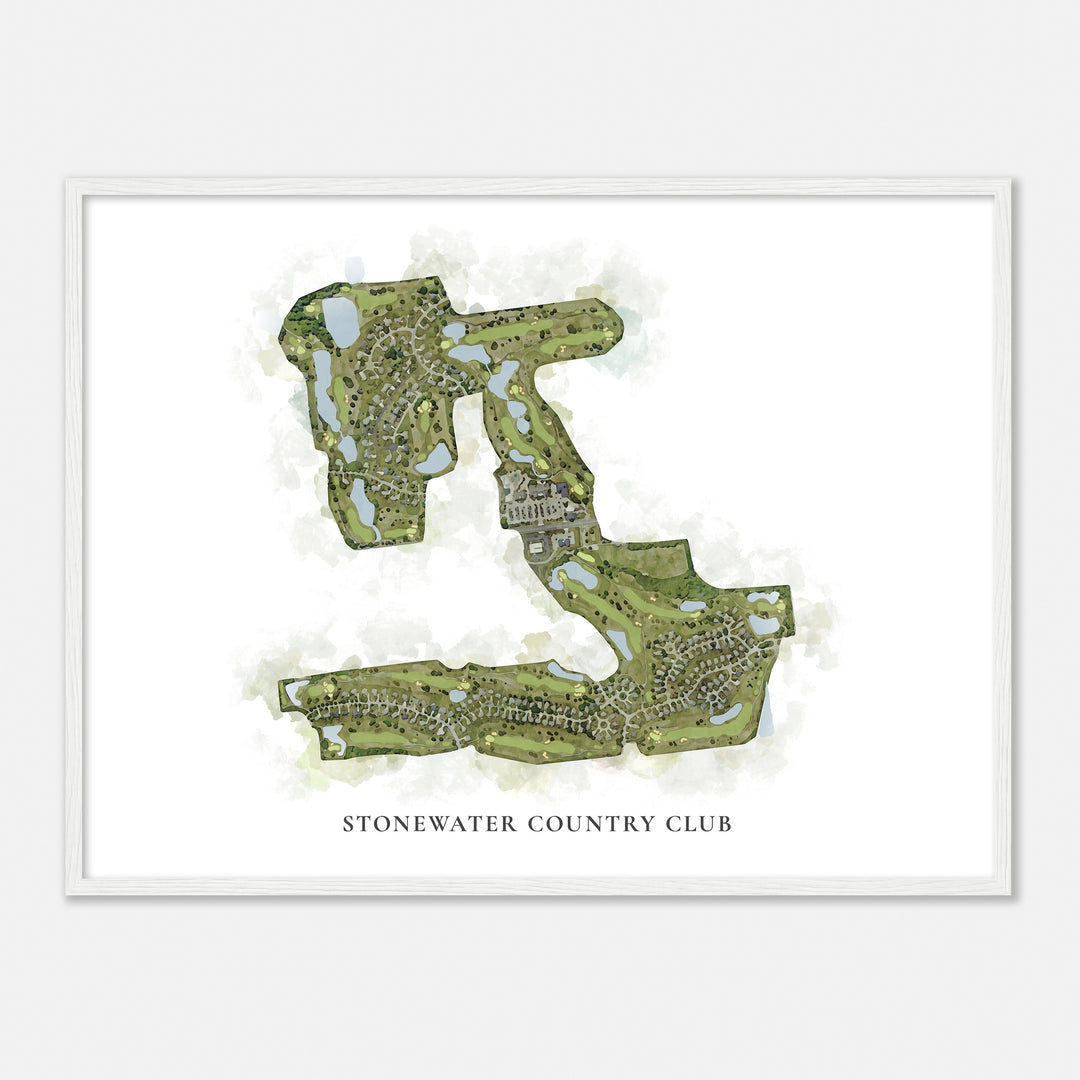 Print of Stonewater Country Club Classic Map