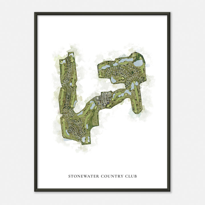 Print of Stonewater Country Club Classic Map
