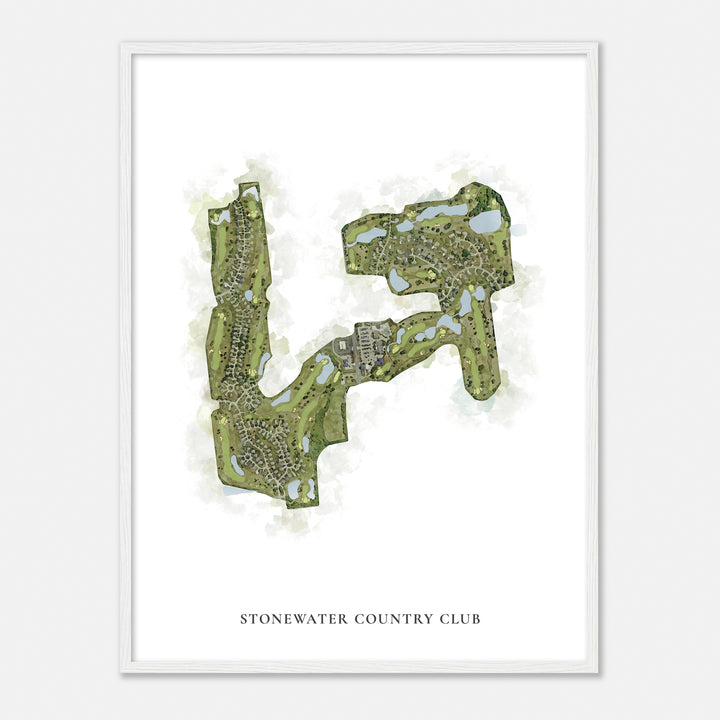 Print of Stonewater Country Club Classic Map