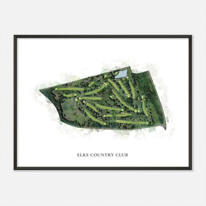 Print of Elks Country Club Classic Map