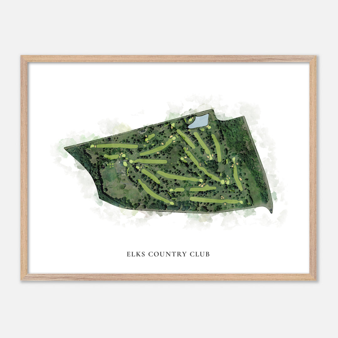 Print of Elks Country Club Classic Map