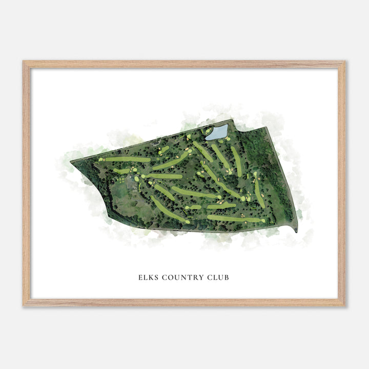 Print of Elks Country Club Classic Map