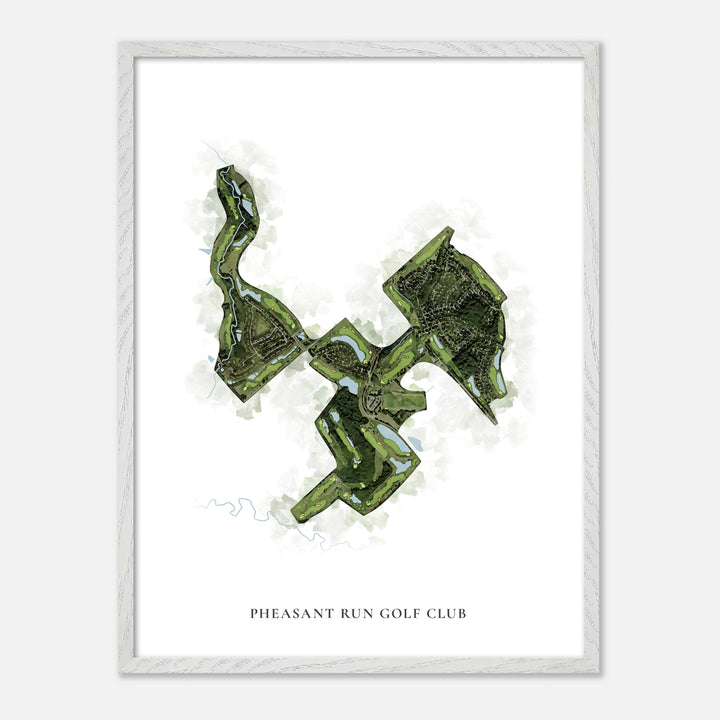 Print of Pheasant Run Golf Club Classic Map