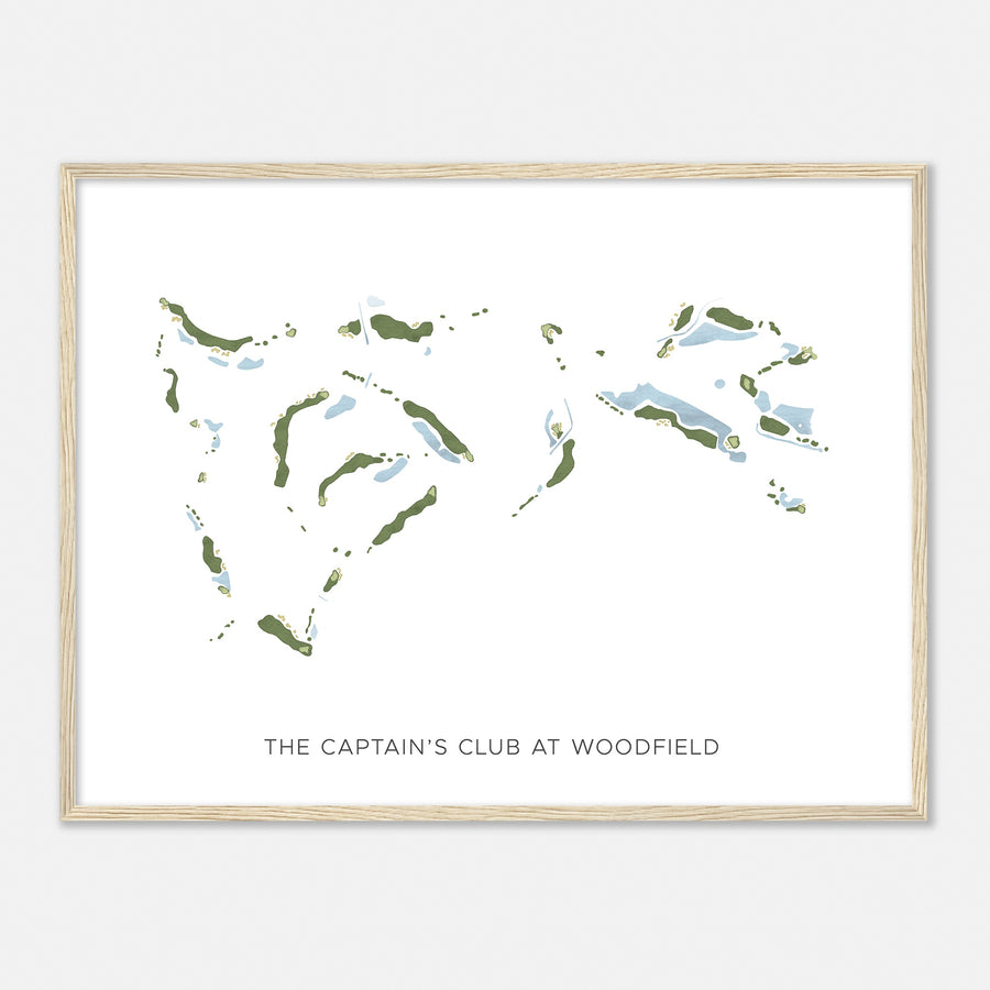 Print of The Captain'S Club At Woodfield Modern Map