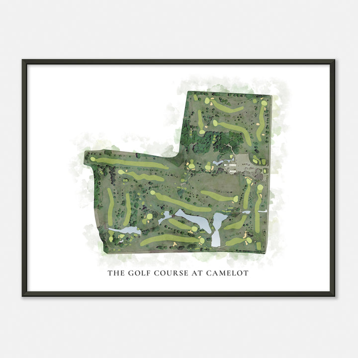 Print of The Golf Course At Camelot Classic Map