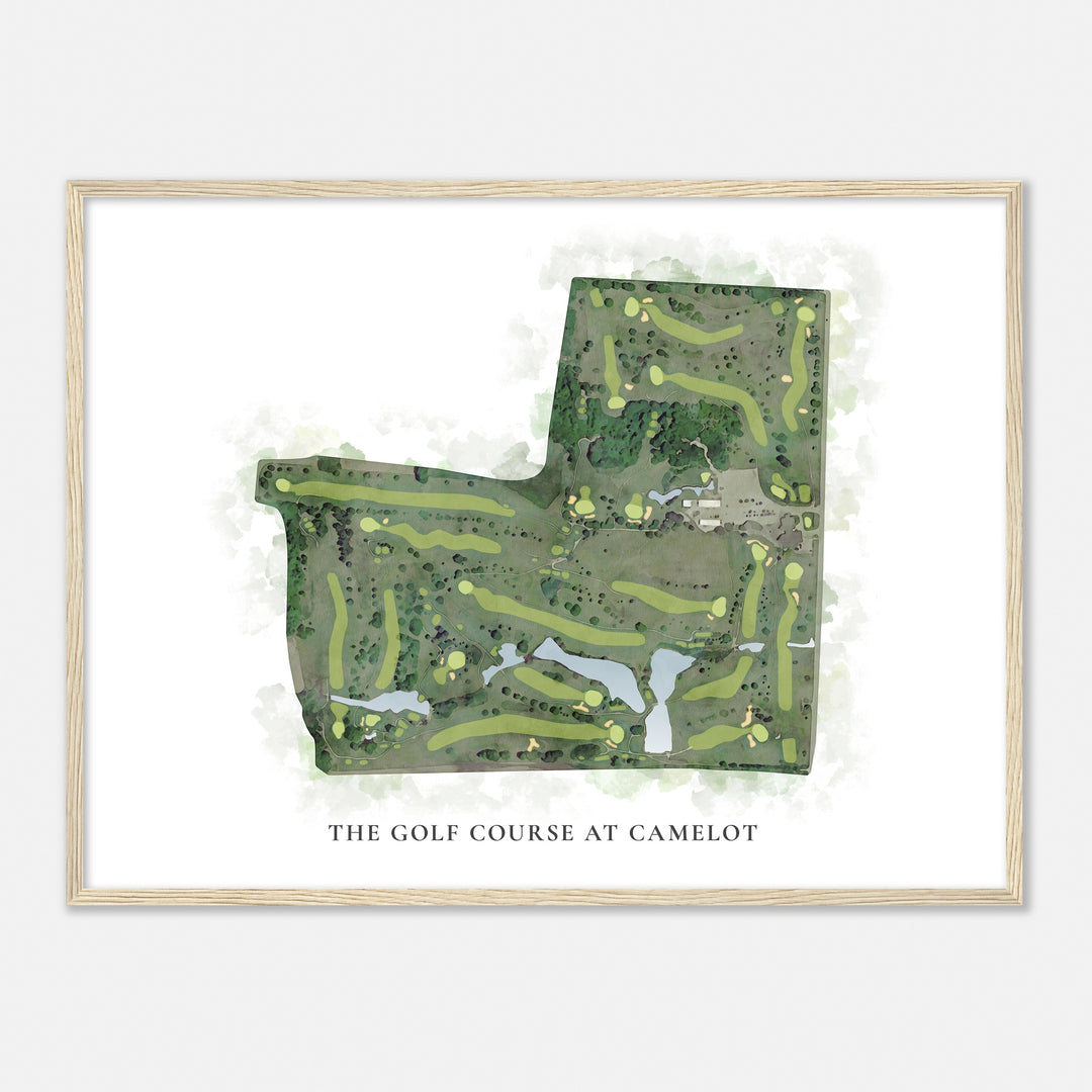 Print of The Golf Course At Camelot Classic Map