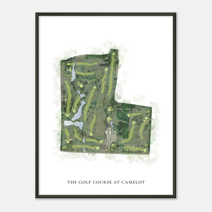 Print of The Golf Course At Camelot Classic Map