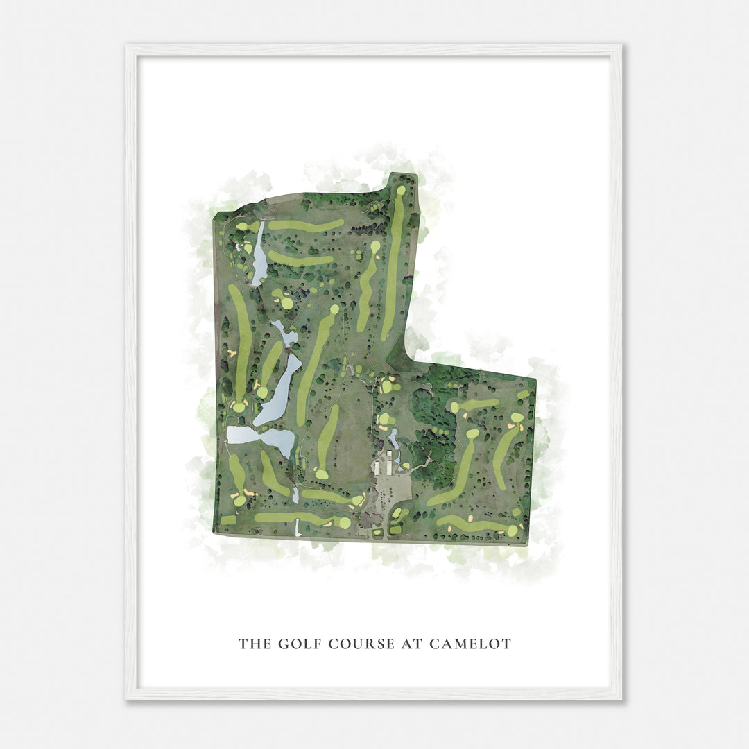 Print of The Golf Course At Camelot Classic Map