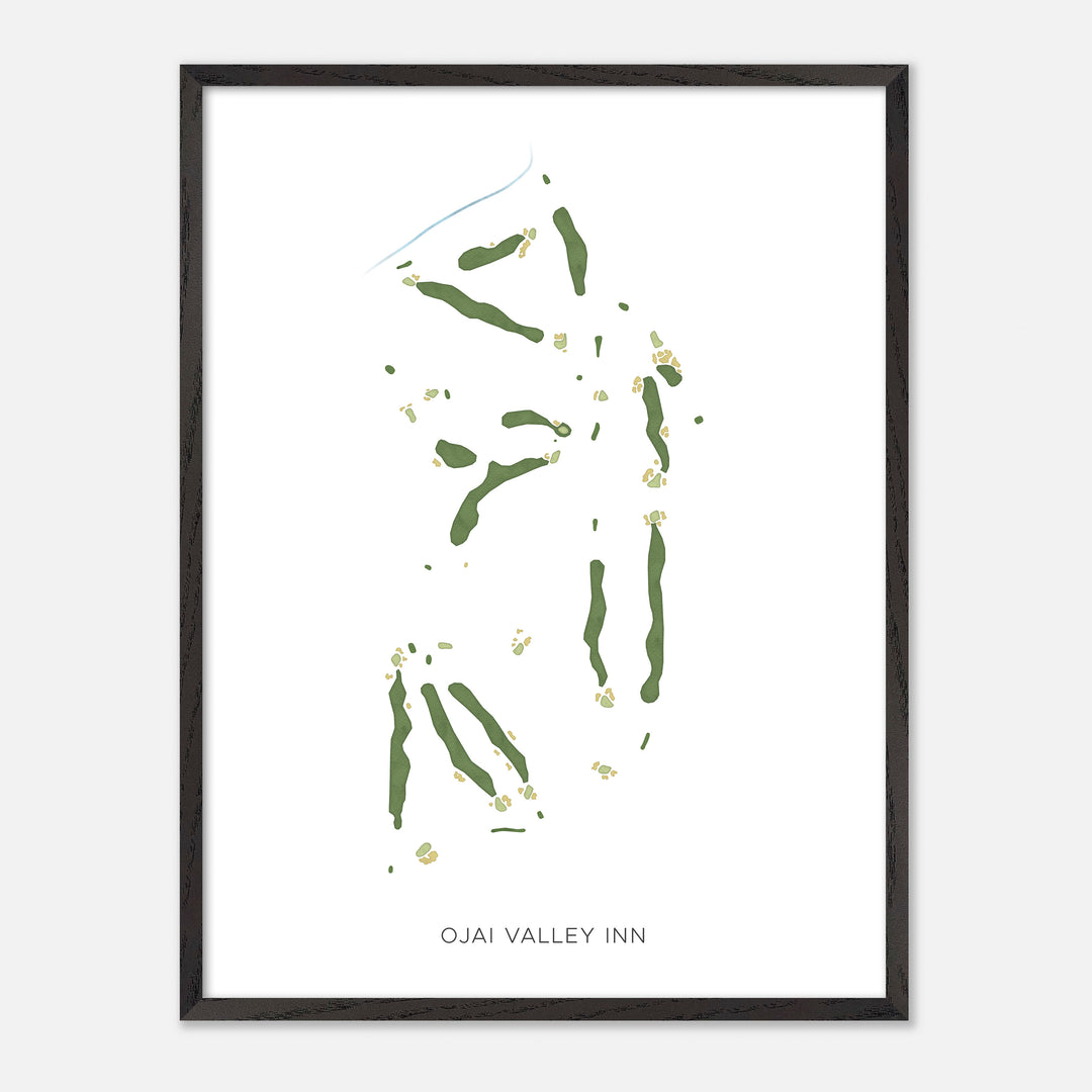 Print of Ojai Valley Inn Modern Map