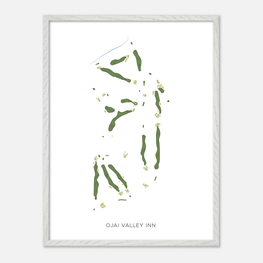 Print of Ojai Valley Inn Modern Map