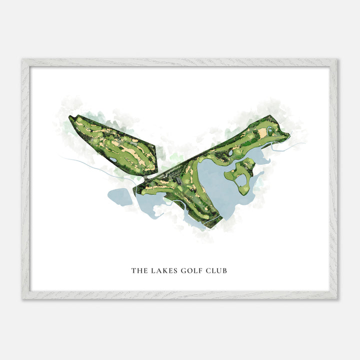 Print of The Lakes Golf Club Classic Map