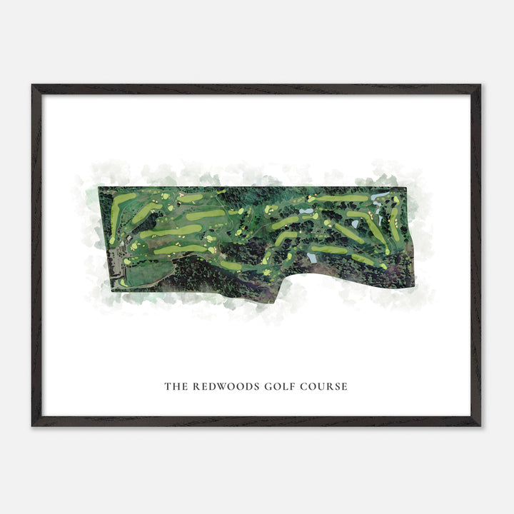 Print of The Redwoods Golf Course Classic Map