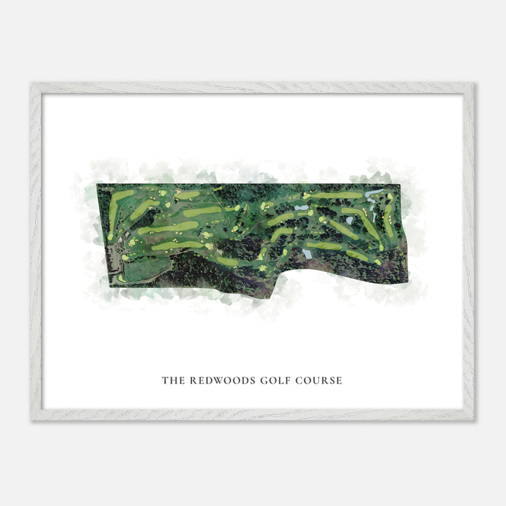 Print of The Redwoods Golf Course Classic Map