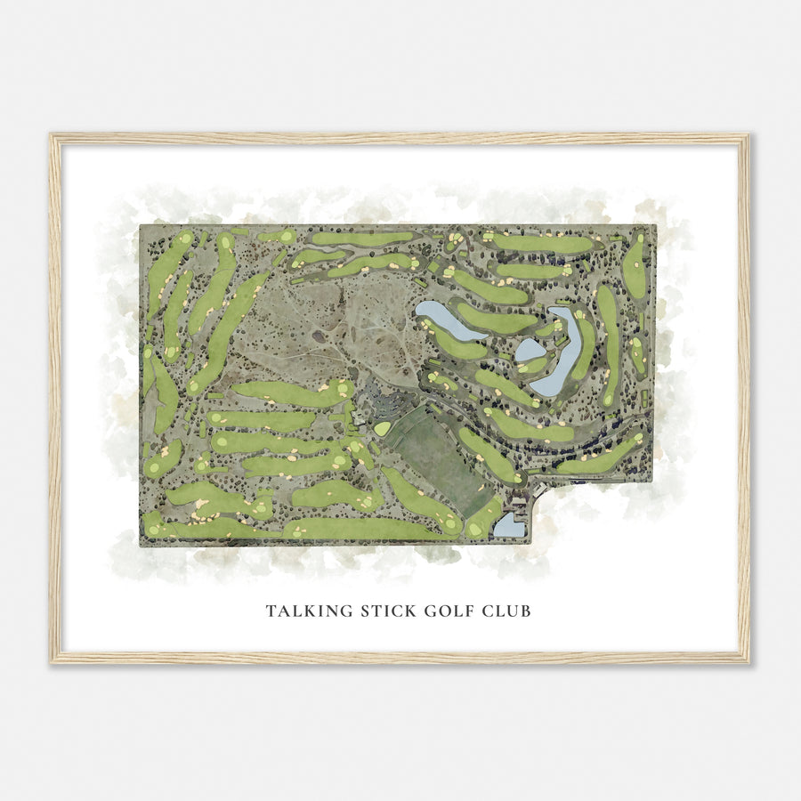 Print of Talking Stick Golf Club Classic Map