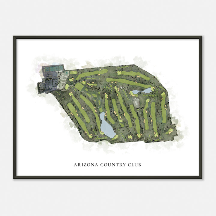 Print of Arizona Country Club Classic Map